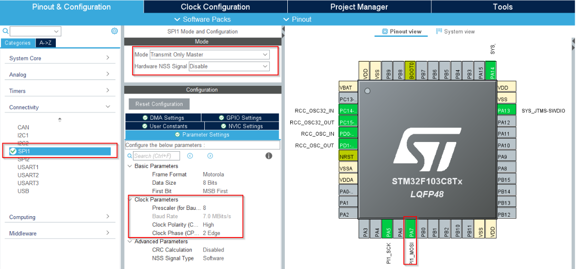 【开源免费】STM32F103 驱动 WS281x 灯珠