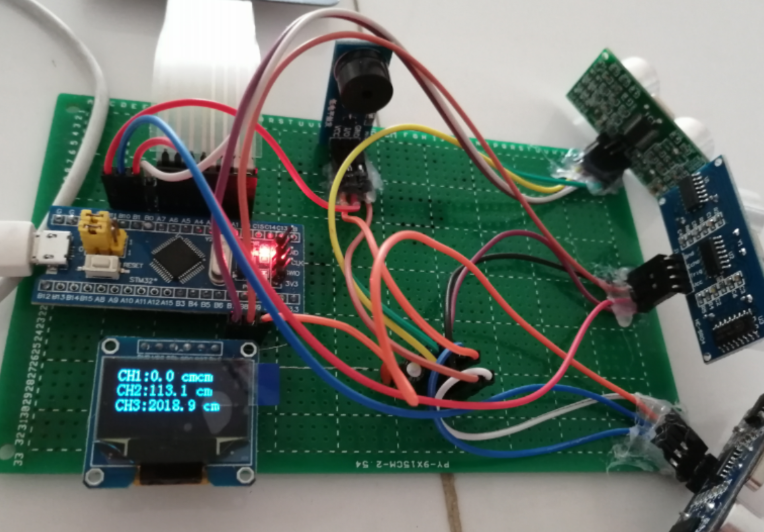 【开源免费】基于STM32的倒车雷达项目